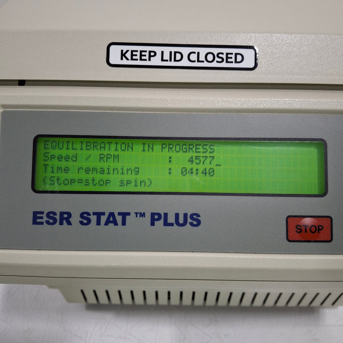 Hema Technology Inc ESR Stat Plus Blood Analzyer
