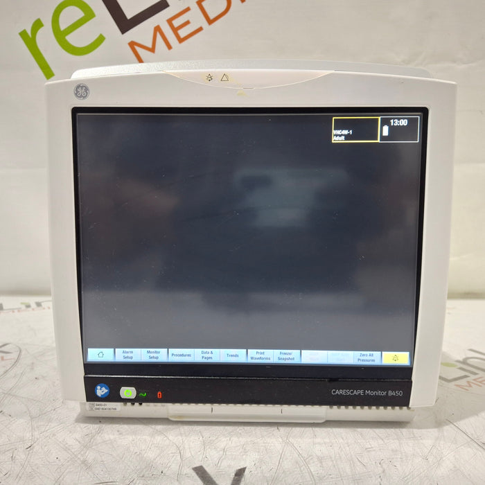 GE Healthcare Carescape B450 Patient Monitor