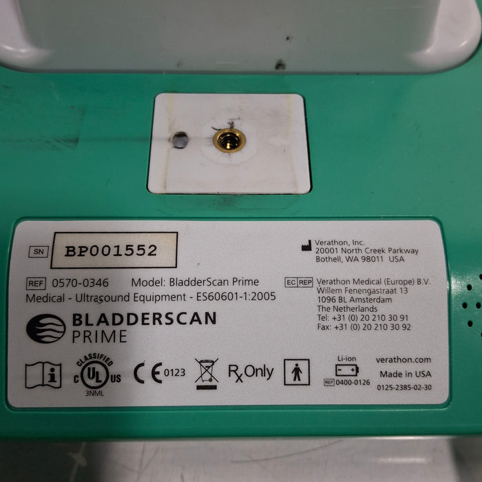 Verathon Medical, Inc BladderScan Prime Bladder Scanner