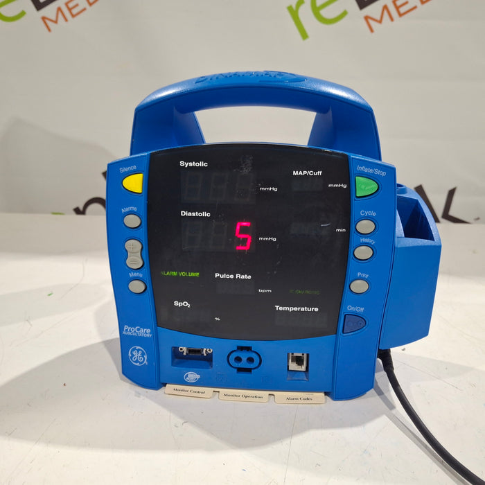 GE Healthcare ProCare Vital Signs Monitor