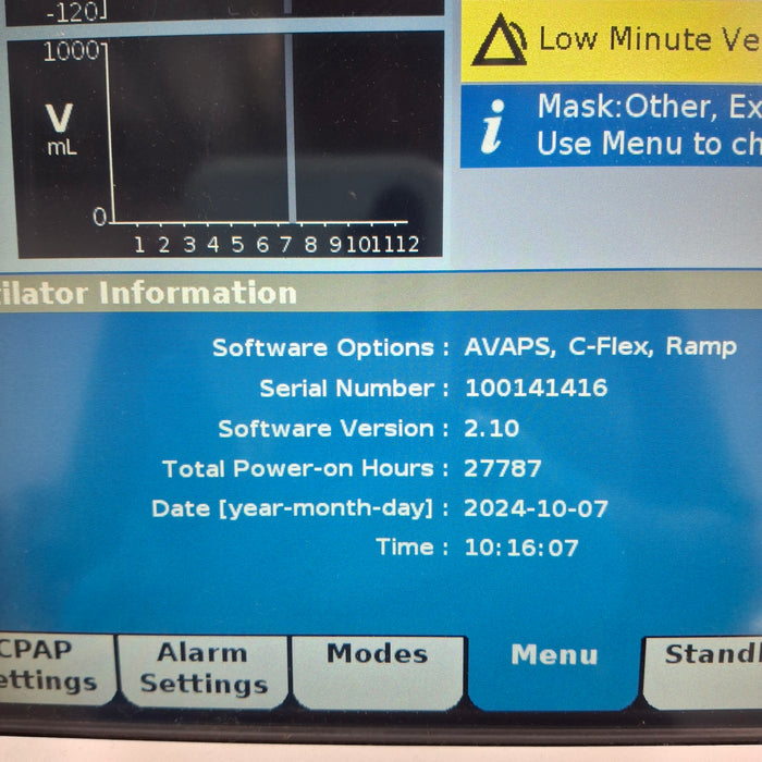 Respironics V60 BiPAP Ventilator