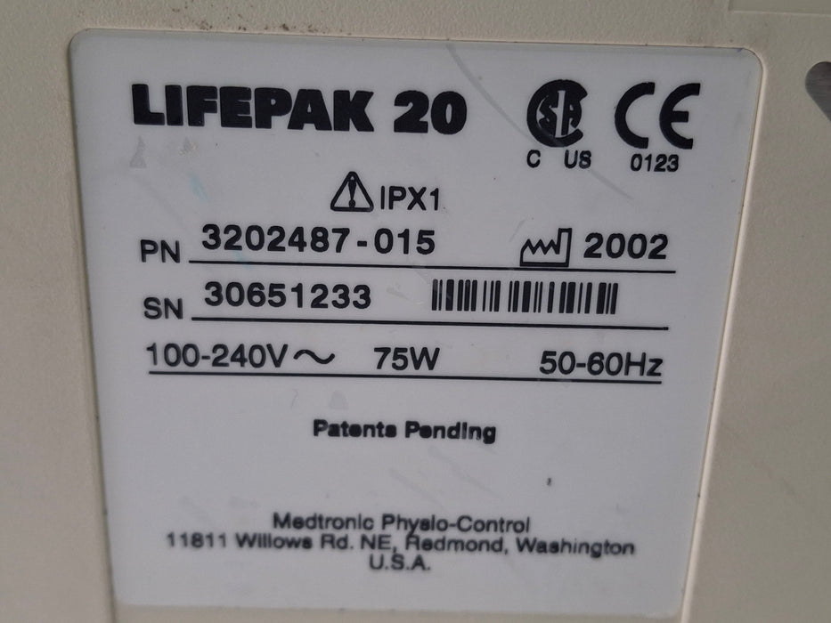 Physio-Control LifePak 20 Defib