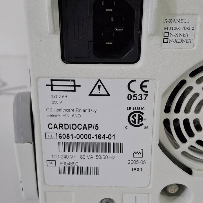 Datex-Ohmeda Cardiocap 5 Anesthesia Monitor