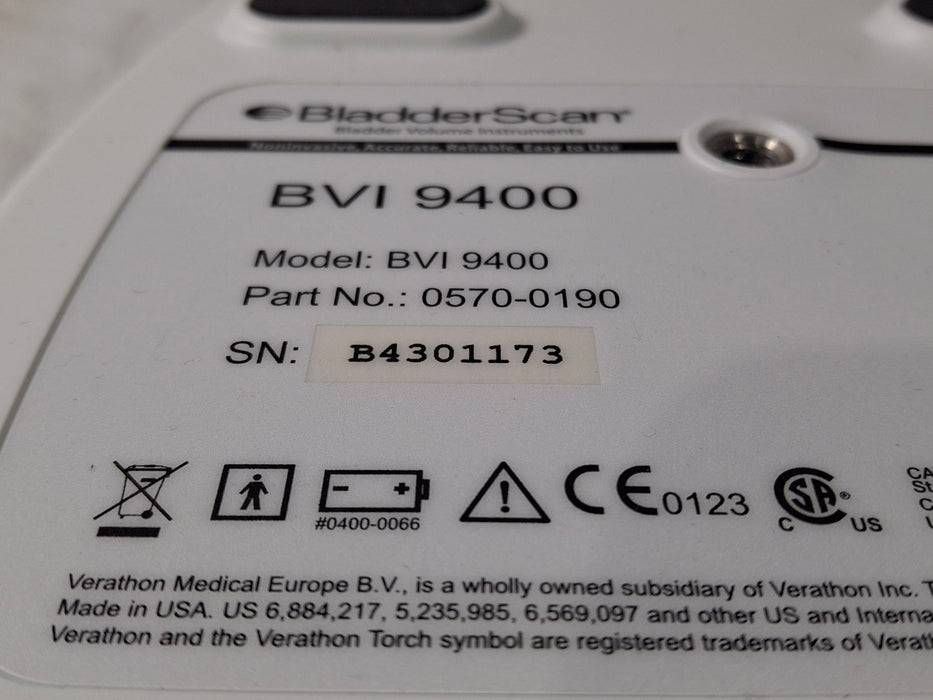 Verathon Medical, Inc BVI 9400 Bladderscan