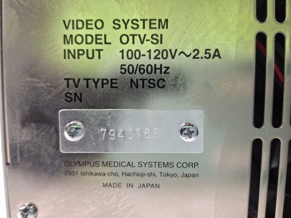 Olympus OTV-SI Video Endoscopy Camera