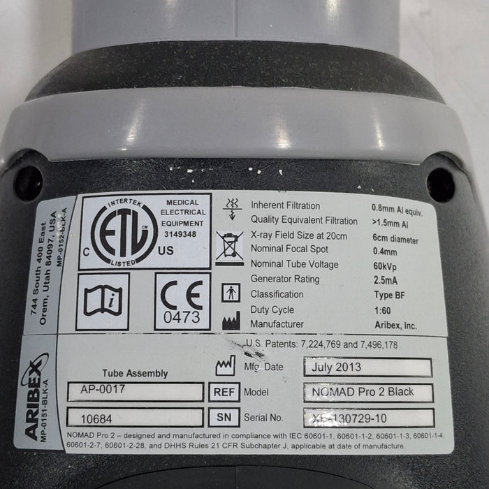 Aribex Nomad Pro 2 Portable Dental X Ray