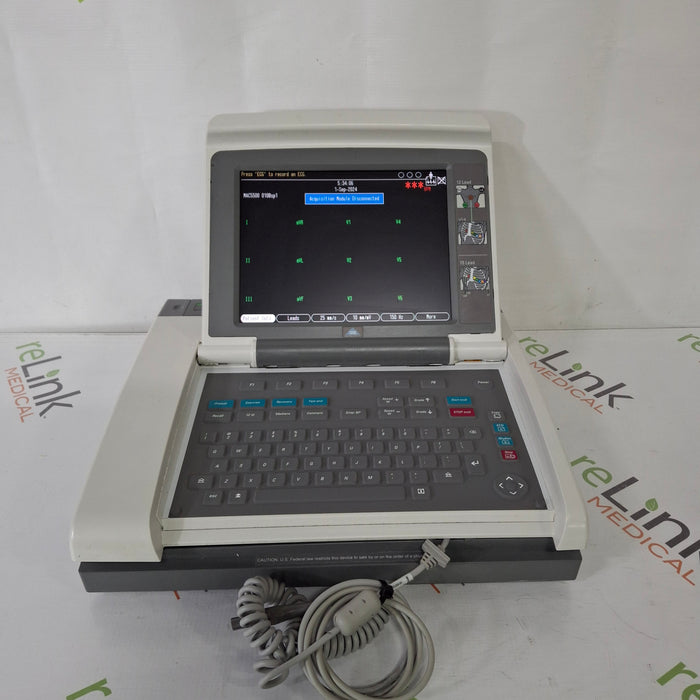 GE Healthcare MAC 5500 without CAM Module ECG System