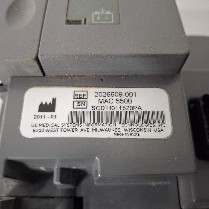 GE Healthcare MAC 5500 without CAM Module ECG System