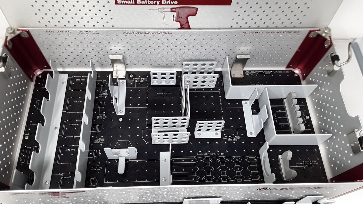 Synthes, Inc. Smal Battery Drive Sterilization Storage Case