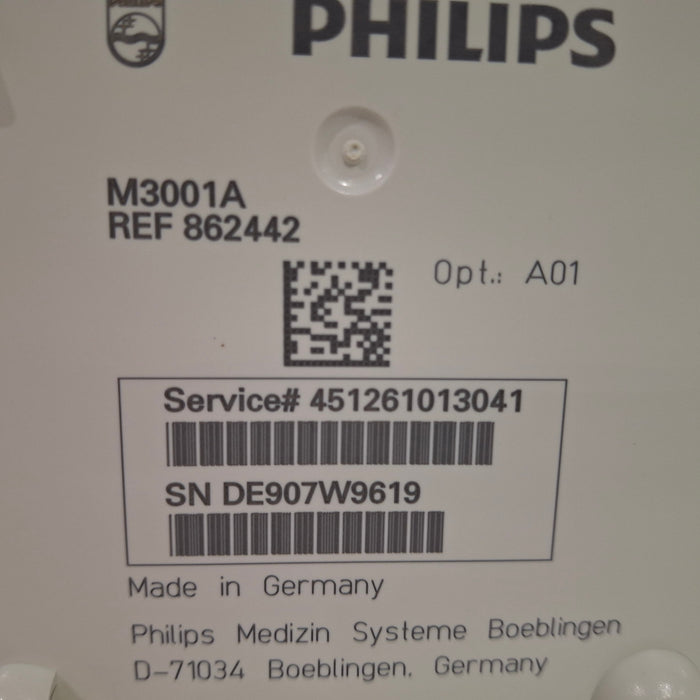 Philips M3001A-A01 Fast SpO2, NIBP, ECG MMS Module