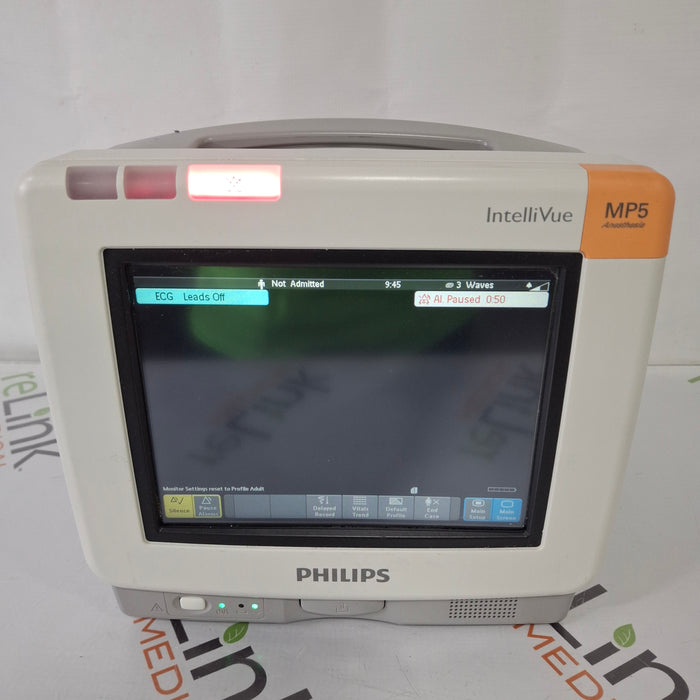 Philips IntelliVue MP5 Anesthesia SpO2, ECG, NIBP, IBP, Temp Patient Monitor