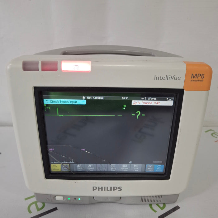 Philips IntelliVue MP5 Anesthesia SpO2, ECG, NIBP, IBP, Temp Patient Monitor