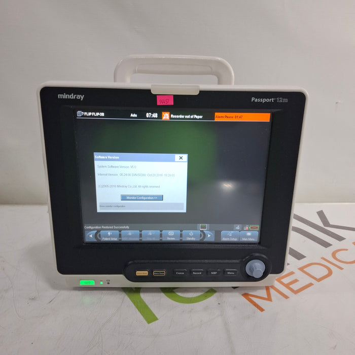 Mindray Passport 12m Patient Monitor