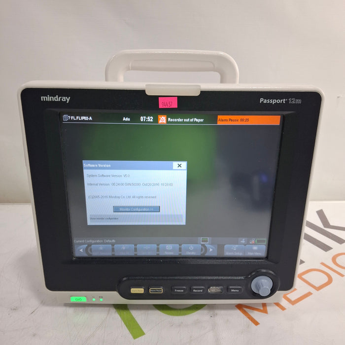 Mindray Passport 12m Patient Monitor