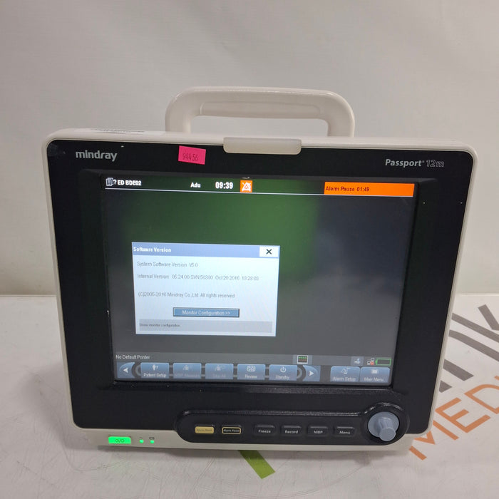 Mindray Passport 12m Patient Monitor