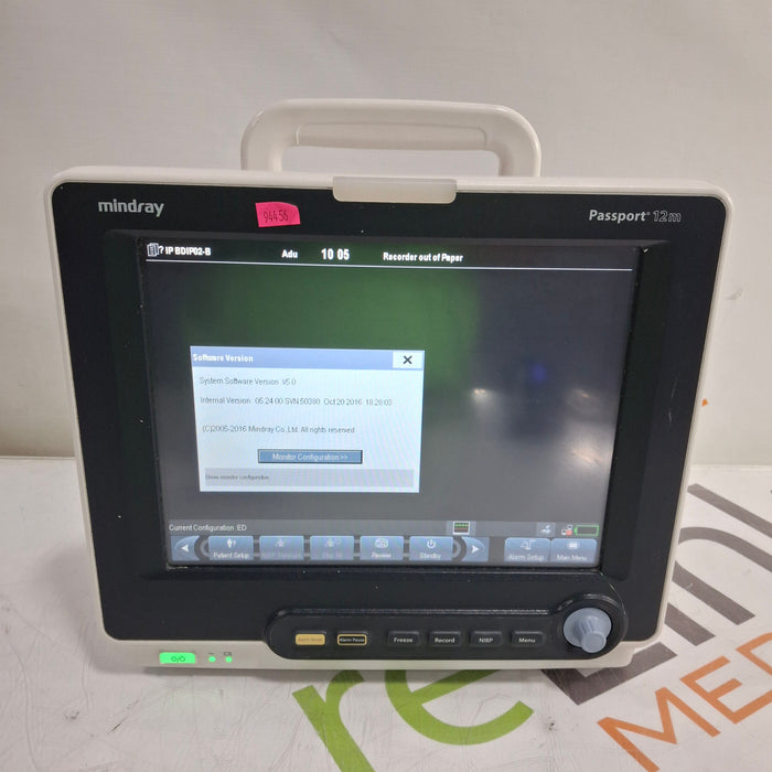 Mindray Passport 12m Patient Monitor