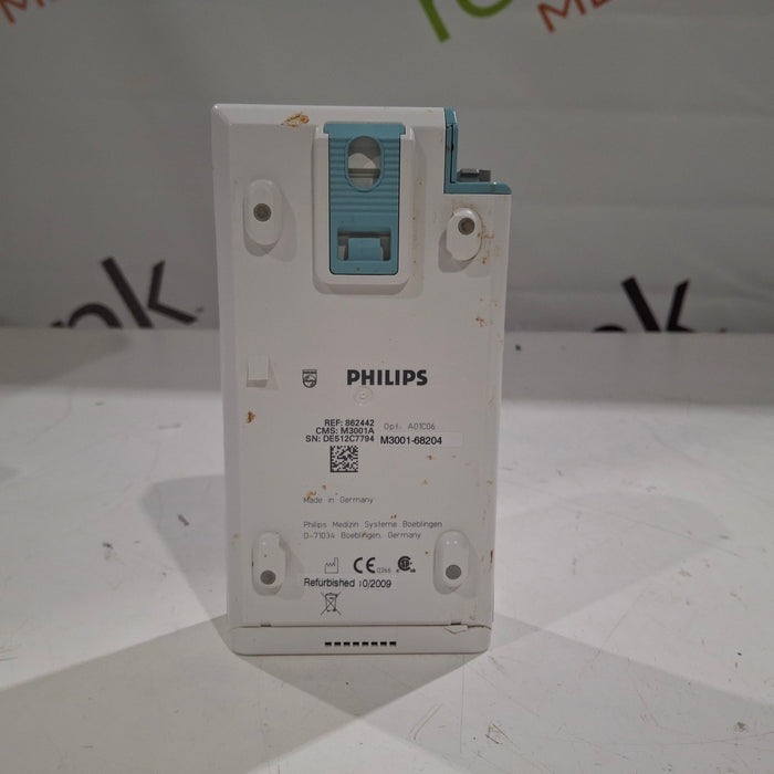 Philips M3001A-A01C06 Fast SpO2, NIBP, ECG, Temp, IBP MMS Module