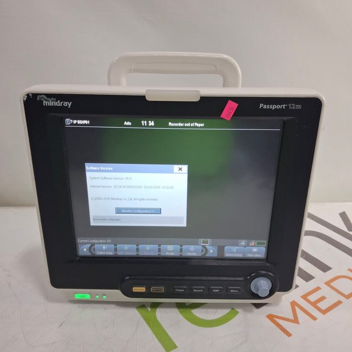 Mindray Passport 12m Patient Monitor