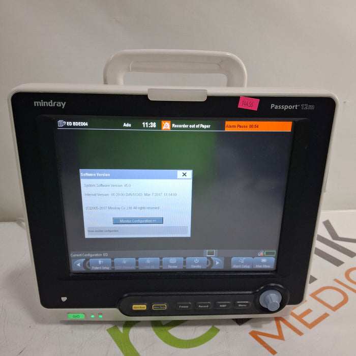 Mindray Passport 12m Patient Monitor