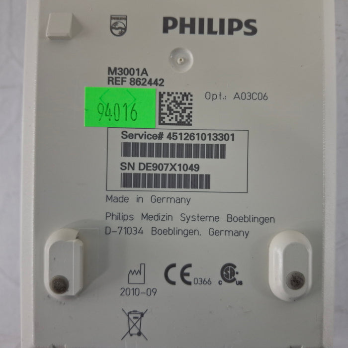 Philips Philips M3001A-A03C06 Masimo SpO2, NIBP, ECG, Temp, IBP MMS Module Patient Monitors reLink Medical