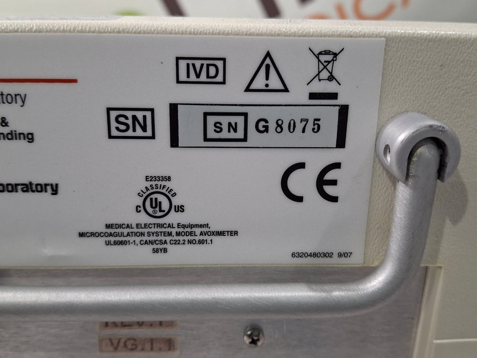 Instrumentation Laboratory Company GEM OPL Oxygenation Portable Laboratory