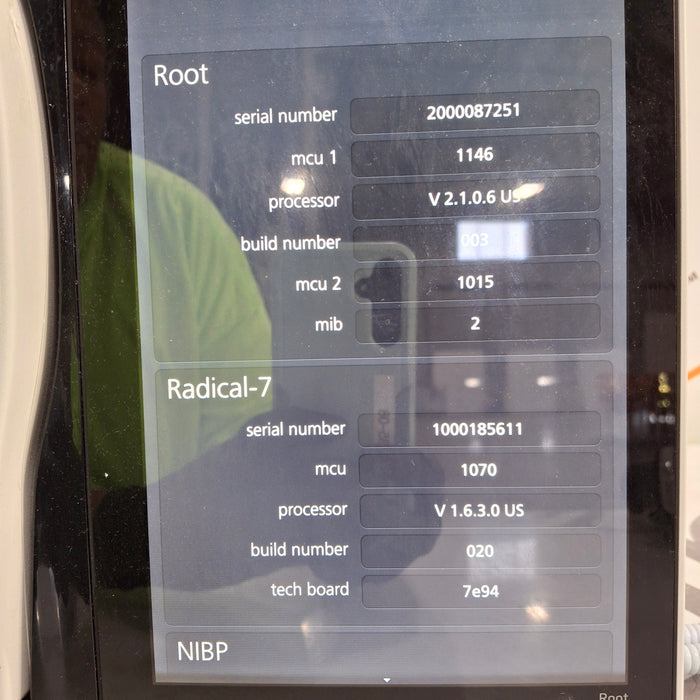 Masimo Root Monitor w/ Radical 7