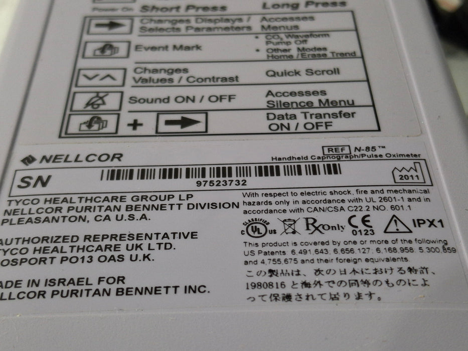 Nellcor N-85 Pulse Oximeter