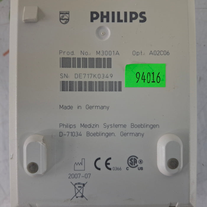 Philips Philips M3001A-A02C06 OxiMax SpO2, NIBP, ECG, Temp, IBP MMS Module Patient Monitors reLink Medical