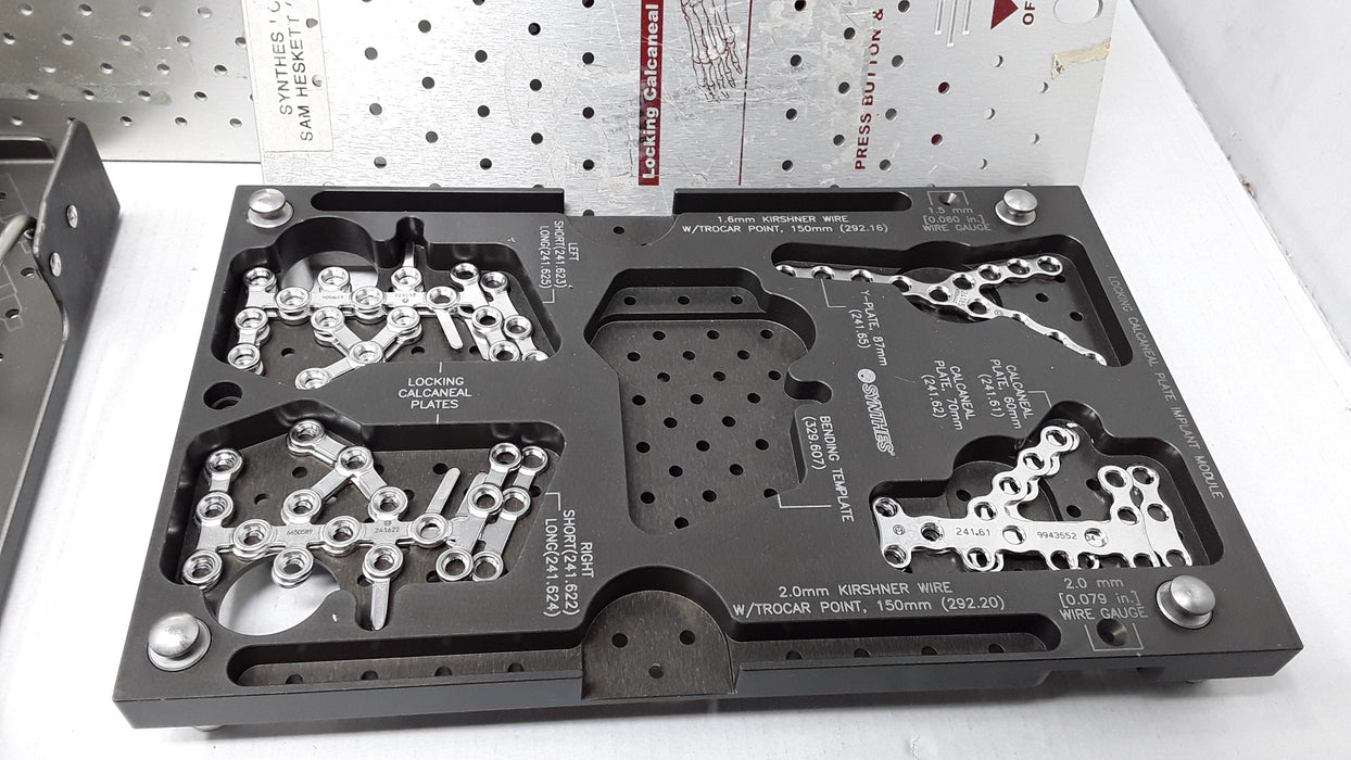 Synthes, Inc. Locking Calcaneal Plate Instrument and Implant Set