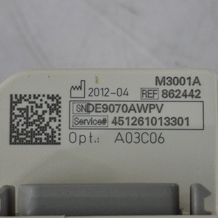 Philips M3001A-A03C06 Masimo SpO2, NIBP, ECG, Temp, IBP MMS Module