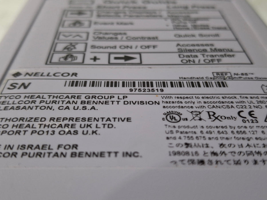 Nellcor N-85 Pulse Oximeter