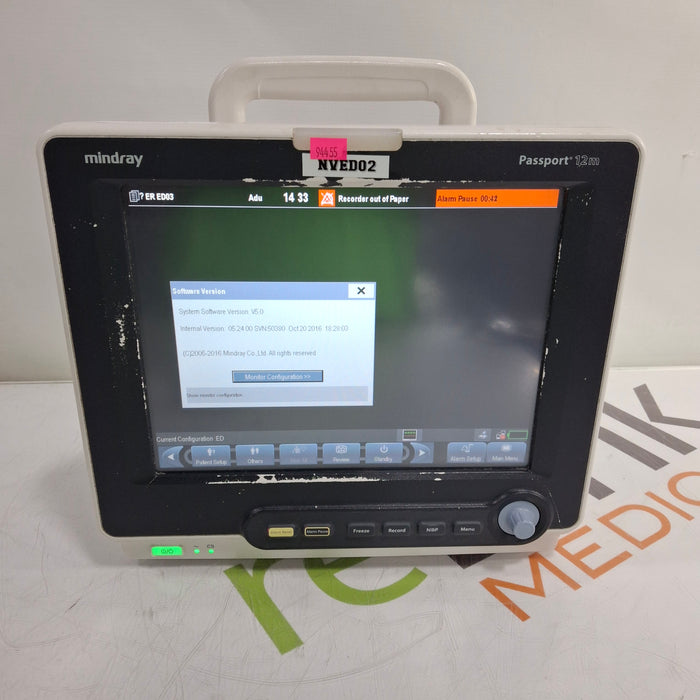 Mindray Passport 12m Patient Monitor