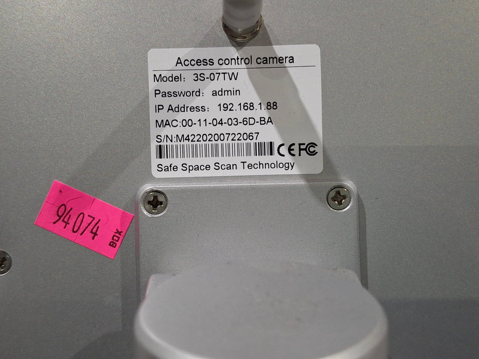 Safe Space Scan Technology 3S-07 Scanner