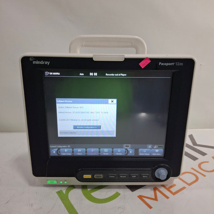 Mindray Passport 12M Patient Monitor