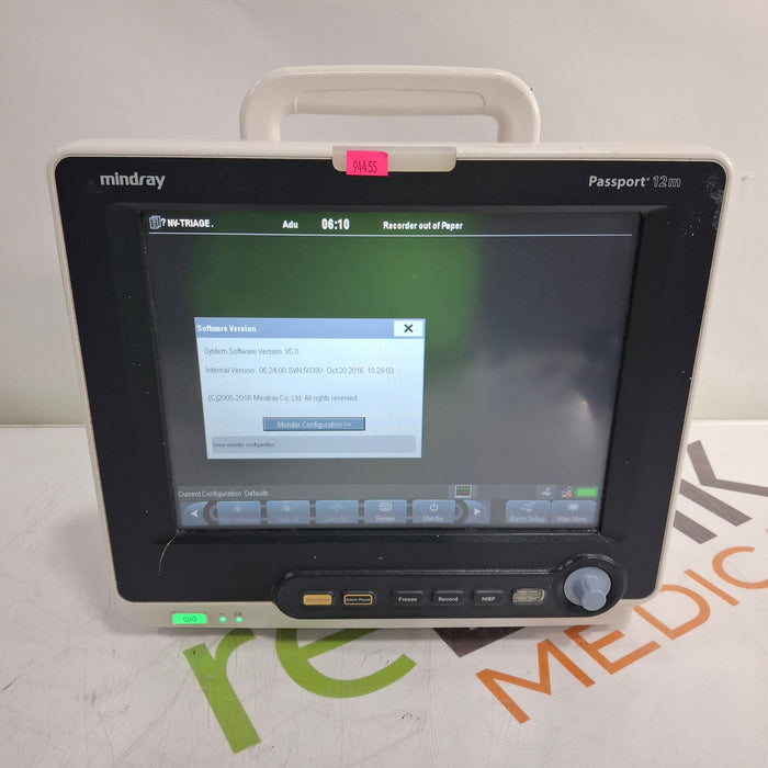 Mindray Passport 12M Patient Monitor