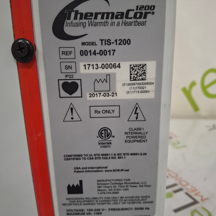 ThermaCor TIS-1200 Rapid-Infusor