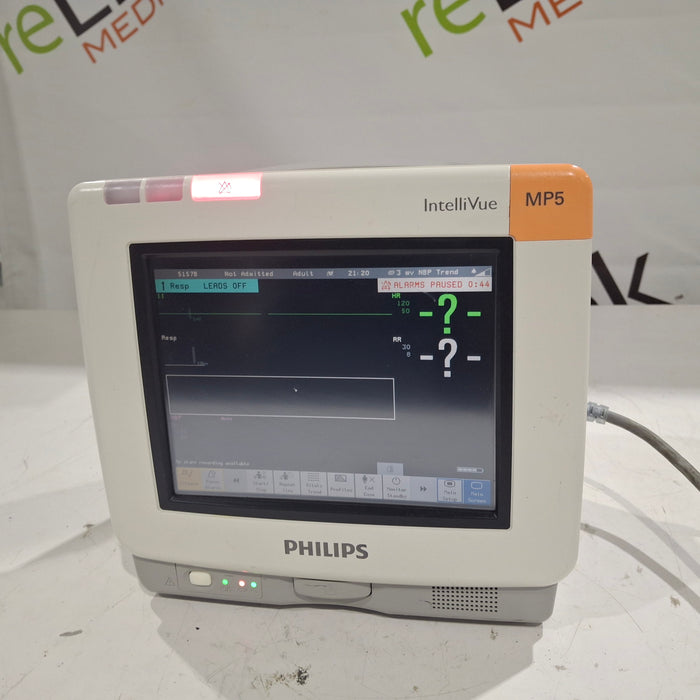 Philips Intellivue MP5 - ECG, Fast SpO2, NIBP Patient Monitor