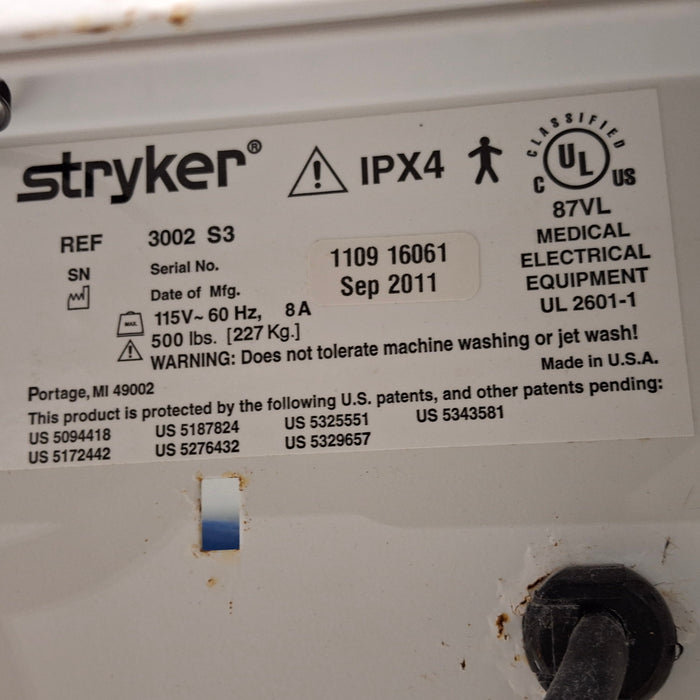 Stryker Secure III 3002 Hospital Bed