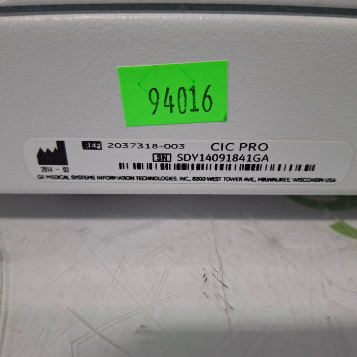 GE Healthcare MP100D CIC Pro Carescape Central Station