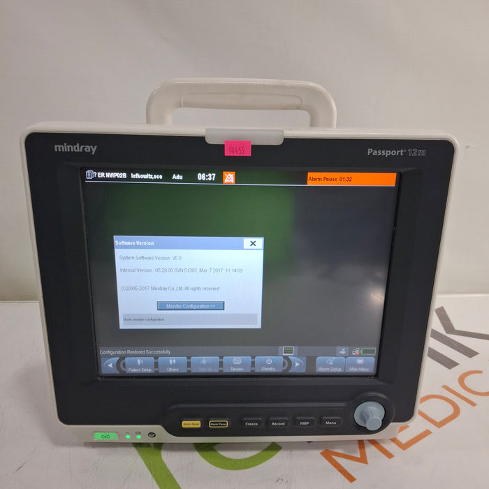 Mindray Passport 12M Patient Monitor