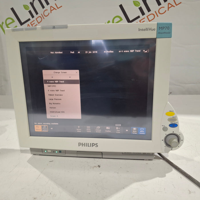 Philips IntelliVue MP70 - Anesthesia Patient Monitor