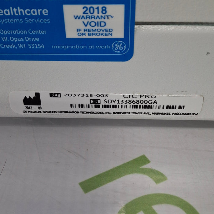 GE Healthcare MP100D CIC Pro Carescape Central Station