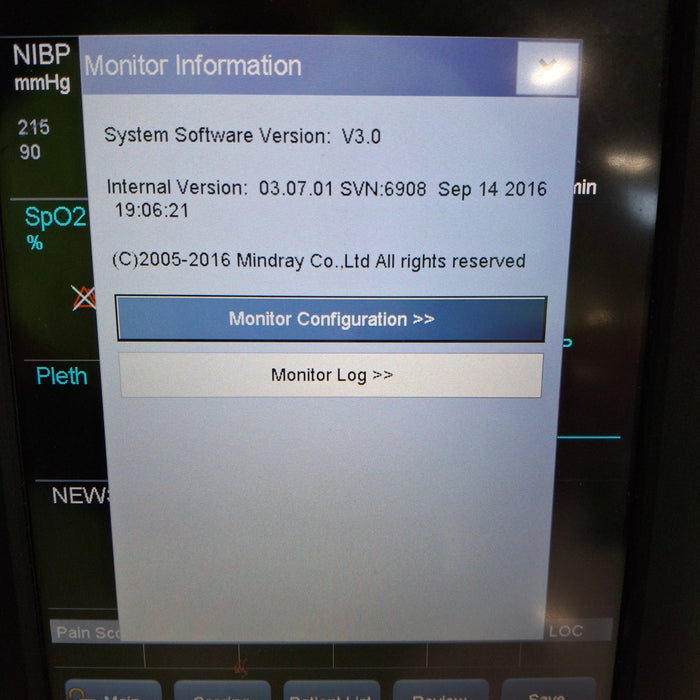 Mindray Accutorr 7 Vital Signs Monitor