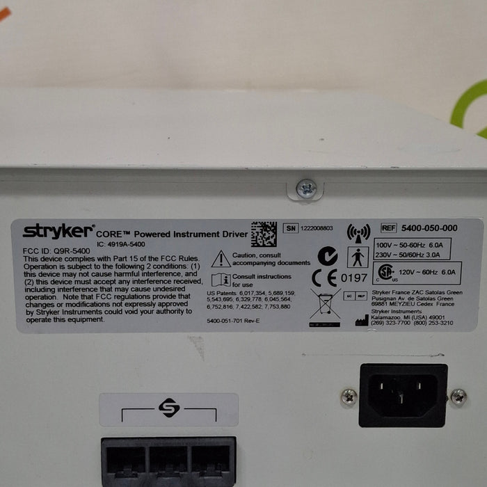 Stryker 5400-050 Core Powered Instrument Driver