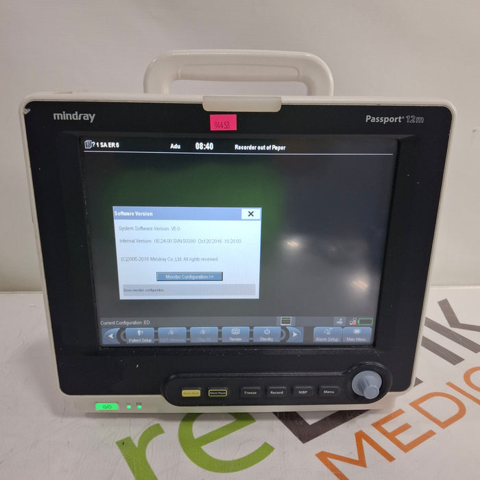 Mindray Passport 12M Patient Monitor