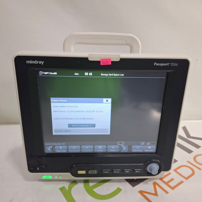 Mindray Passport 12M Patient Monitor