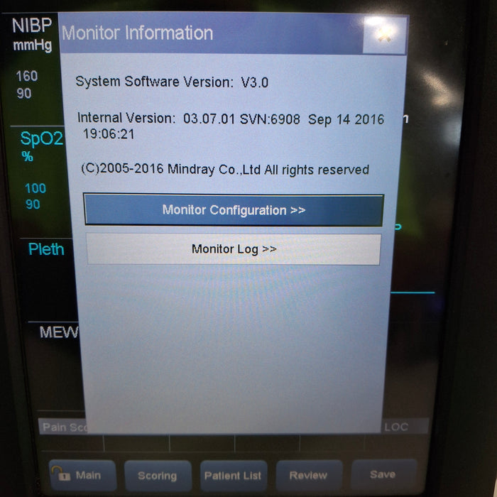 Mindray Accutorr 7 Vital Signs Monitor