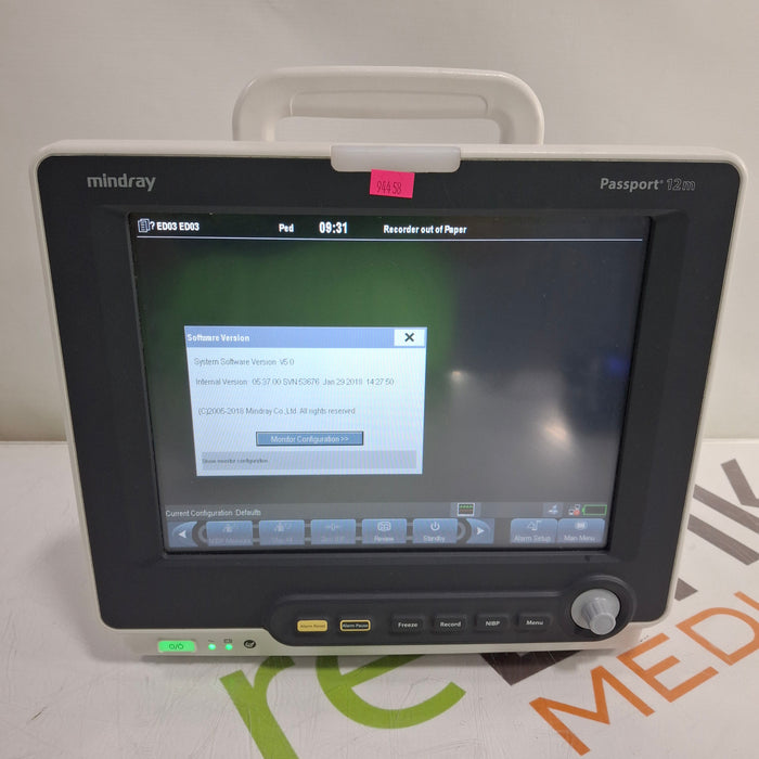 Mindray Passport 12M Patient Monitor