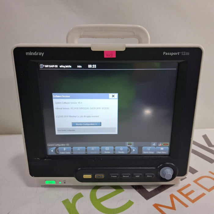 Mindray Passport 12M Patient Monitor