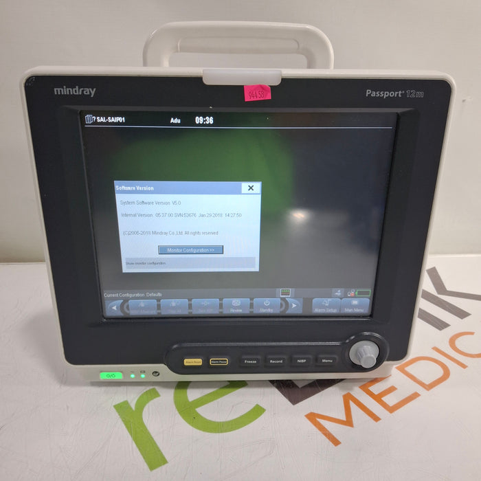 Mindray Passport 12M Patient Monitor